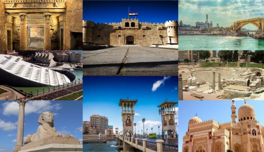 Amazing Tourist Destinations in 9 places in Alexandria.
