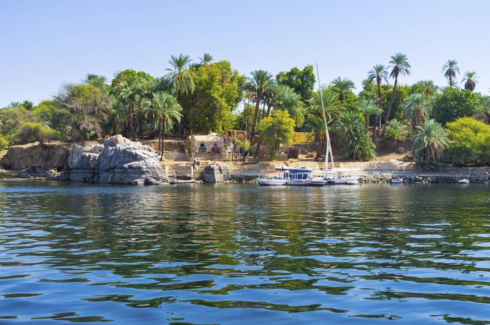 Lago de Nasser em Aswan